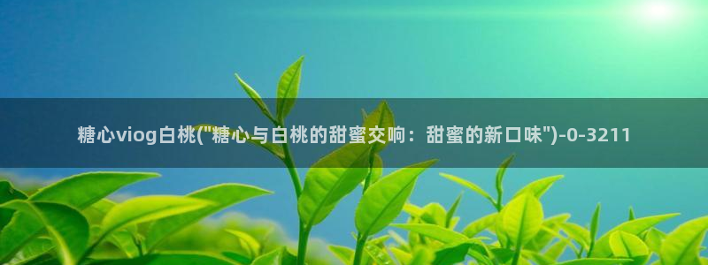 糖心vlog小桃视频